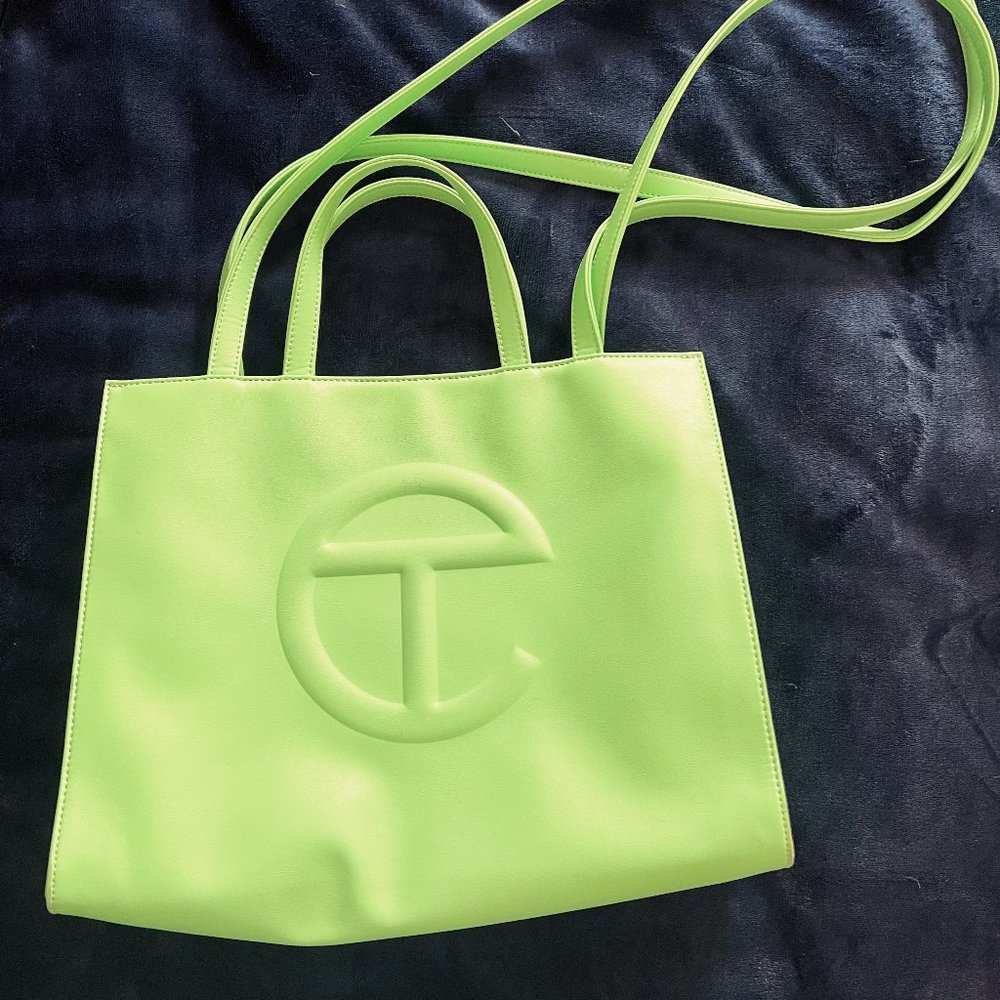 Telfar Medium Double Mint Shopping Bag